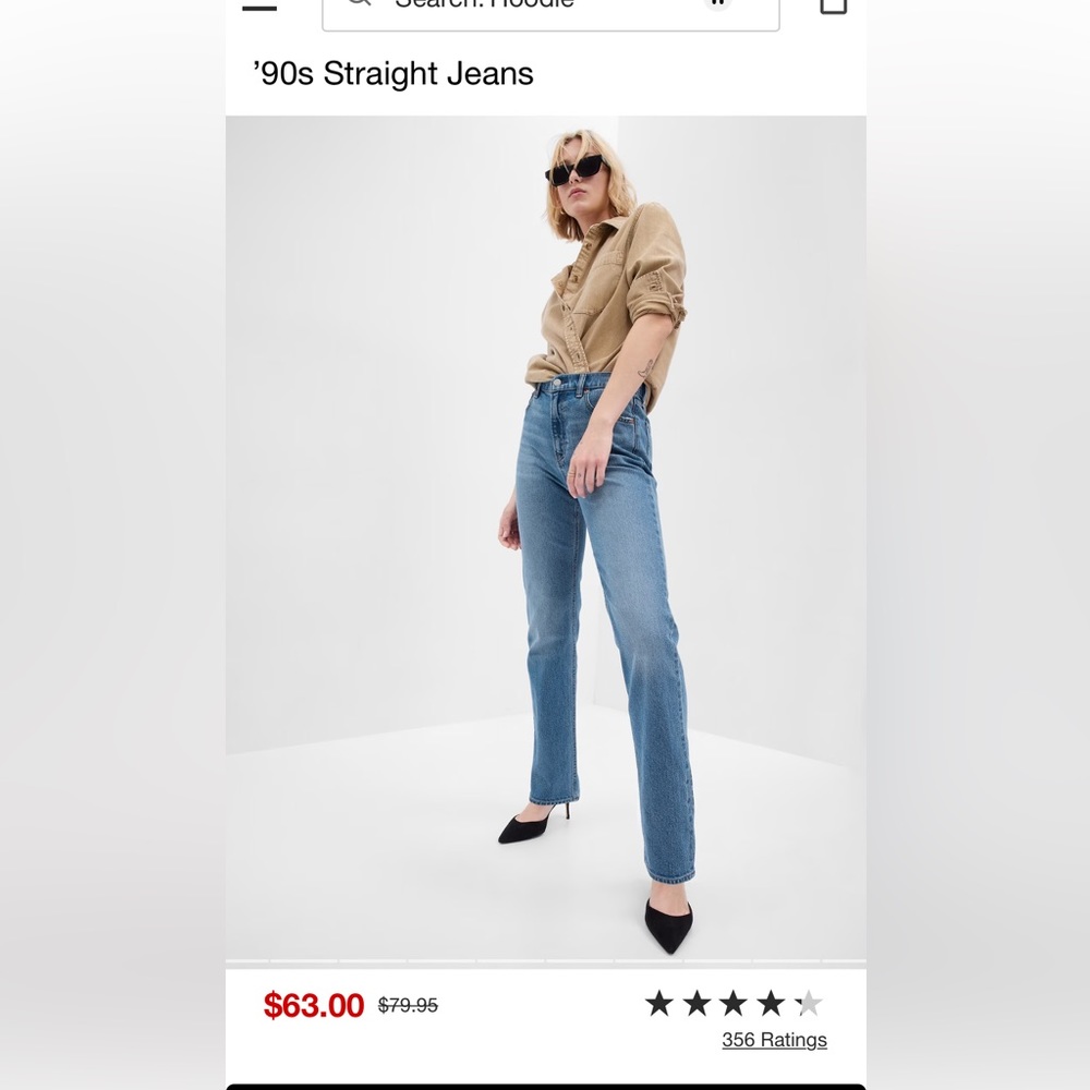 Gap 90s Straight Jeans